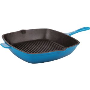 BergHOFF Neo Cast Iron Square Grill Pan 11 Blue 11 Inch BergHOFF Neo Cast Iron Square Grill Pan 11 Blue 11 Inch