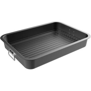 Roasting Pan with Flat Rack Nonstick Oven Roaster by Classic Cuisine 12 x 16 Roasting Pan with Flat Rack Nonstick Oven Roaster by Classic Cuisine 12 x 16