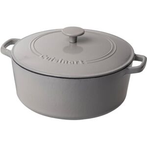 Cuisinart Cast Iron Casserole, Dutch Oven, 7-Quart, Cool Grey Grey 12.0 In. L X 12.0 In. W X 12.0 In. H Cuisinart Cast Iron Casserole, Dutch Oven, 7-Quart, Cool Grey Grey 12.0 In. L X 12.0 In. W X 12.0 In. H