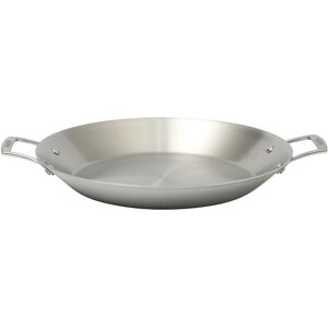 Babish 13 Inch Tri-Ply Stainless Steel Paella Pan, Large Skillet, Griddle, Frying Pan - Induction Safe Silver 13 Inch Babish 13 Inch Tri-Ply Stainless Steel Paella Pan, Large Skillet, Griddle, Frying Pan - Induction Safe Silver 13 Inch