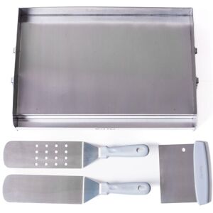 Mont Alpi Grills Mont Alpi MASHP Stainless Steel Universal Outdoor Flat Top Griddle Frying Pan Hot Plate Converter Kit + 2 Spatulas + Scraper Silver 12.5 In. L X 18.5 In. W X 3.0 In. H Mont Alpi Grills Mont Alpi MASHP Stainless Steel Universal Outdoor Flat Top Griddle Frying Pan Hot Plate Converter Kit + 2 Spatulas + Scraper Silver 12.5 In. L X 18.5 In. W X 3.0 In. H