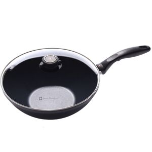 Swiss Diamond HD Wok with Lid - 11 Grey Swiss Diamond HD Wok with Lid - 11 Grey