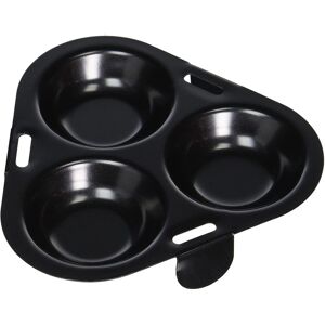 Norpro Nonstick Metal 3 Egg Poacher Pan - Black Black Norpro Nonstick Metal 3 Egg Poacher Pan - Black Black