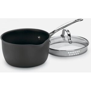 Cuisinart Chef's Classic Nonstick Hard Anodized Cookware 2 Qt. Cook and Pour Saucepan with Cover Black 2 Quart Cuisinart Chef's Classic Nonstick Hard Anodized Cookware 2 Qt. Cook and Pour Saucepan with Cover Black 2 Quart