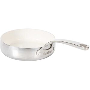 Bloomhouse 8 Inch Triply Stainless Steel Fry Pan w/ Non-Stick Non-Toxic Pro Ceramic Interior Frying Pan Silver 8 Inch Bloomhouse 8 Inch Triply Stainless Steel Fry Pan w/ Non-Stick Non-Toxic Pro Ceramic Interior Frying Pan Silver 8 Inch