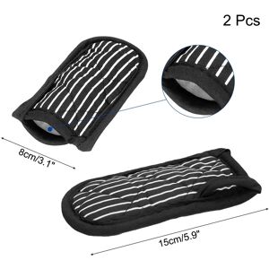 Unique Handle Covers Handle Sleeves Heat Resistant for Kitchen Baking Cooking Supplies - 2Pcs Black and White Stripe 2Pcs Unique Handle Covers Handle Sleeves Heat Resistant for Kitchen Baking Cooking Supplies - 2Pcs Black and White Stripe 2Pcs