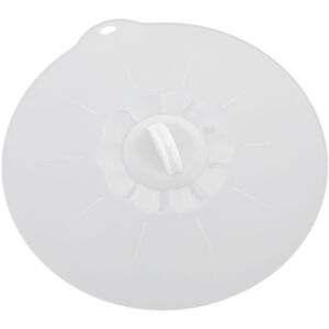 Unique Kitchen Silicone Frying Pan Pot Skillet Bowl Lid Food Cover Clear White 2pcs - Clear White Clear White Unique Kitchen Silicone Frying Pan Pot Skillet Bowl Lid Food Cover Clear White 2pcs - Clear White Clear White