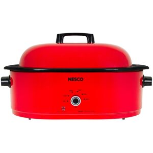 Nesco 18 Qt. Red Roaster Porcelain Cookwell Red 9.2 In. L X 17.48 In. W X 25.35 In. D Nesco 18 Qt. Red Roaster Porcelain Cookwell Red 9.2 In. L X 17.48 In. W X 25.35 In. D