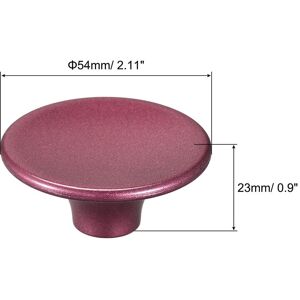 Unique Pot Lid Knob, Stainless Steel Replacement for Pan Pot Cover 2Pcs - 54x23mm Red 54x23mm Unique Pot Lid Knob, Stainless Steel Replacement for Pan Pot Cover 2Pcs - 54x23mm Red 54x23mm