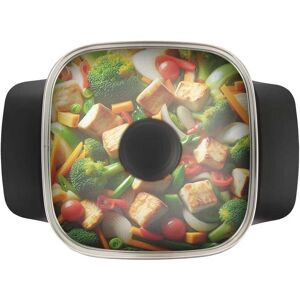 Elite Cuisine EG588 8” x 8 Black 8 Inch Elite Cuisine EG588 8” x 8 Black 8 Inch
