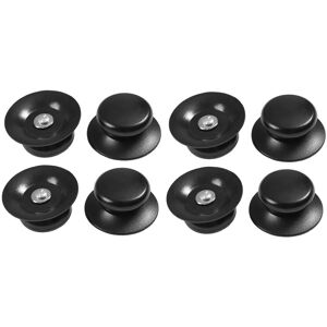 Unique Cookware Black Plastic Cooking Pot Cover Knob Pan Lid Handle Grip 8pcs - 6 x 3.5cm/2.4 Black 6 x 3.5cm/2.4 Unique Cookware Black Plastic Cooking Pot Cover Knob Pan Lid Handle Grip 8pcs - 6 x 3.5cm/2.4 Black 6 x 3.5cm/2.4