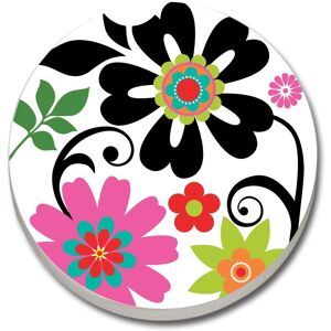 Counterart Absorbent Stone Car Coaster Metro Bold (Set of 2) - 4x6 Multi 4x6 Counterart Absorbent Stone Car Coaster Metro Bold (Set of 2) - 4x6 Multi 4x6