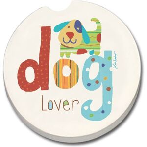 Counterart Absorbent Stone Car Coaster Dog Lover (Set of 2) - 4x6 Multi 4x6 Counterart Absorbent Stone Car Coaster Dog Lover (Set of 2) - 4x6 Multi 4x6