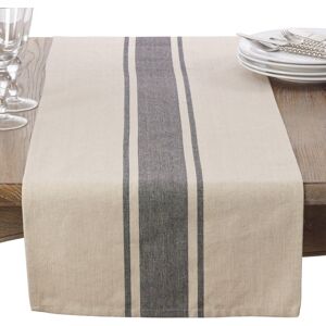Saro Lifestyle Banded Design Table Runner Beige 16 Saro Lifestyle Banded Design Table Runner Beige 16