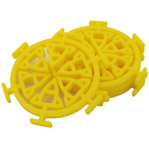 Le Chef Silicone Rocket Coaster (Set of 4) Yellow 4.25 inch diameter Le Chef Silicone Rocket Coaster (Set of 4) Yellow 4.25 inch diameter