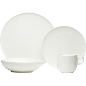 Red Vanilla Every Time White 16Pc Dinner Set White Service for 4 Red Vanilla Every Time White 16Pc Dinner Set White Service for 4