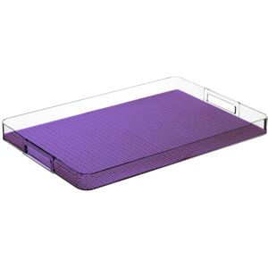 Kraftware Fishnet Rectangular Lucite Serving Tray Purple See Details Kraftware Fishnet Rectangular Lucite Serving Tray Purple See Details