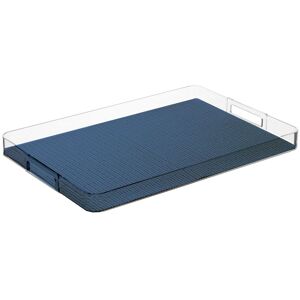 Kraftware Fishnet Rectangular Lucite Serving Tray Navy See Details Kraftware Fishnet Rectangular Lucite Serving Tray Navy See Details