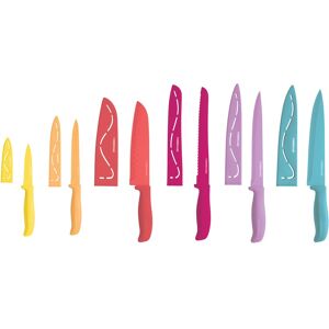 Farberware 12-Piece Resin Cutlery Set, Pastel Warm Multi 16.5 In. L X 2.13 In. W X 12.0 In. H Farberware 12-Piece Resin Cutlery Set, Pastel Warm Multi 16.5 In. L X 2.13 In. W X 12.0 In. H