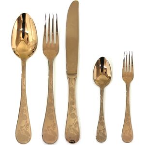Mepra Venere Flatware Set with Cake Forks - 30 Pieces Bronze Service for 6 Mepra Venere Flatware Set with Cake Forks - 30 Pieces Bronze Service for 6