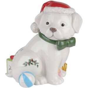 Spode Christmas Tree Puppy Cookie Jar - 9.25 Multicolored 9.25 Spode Christmas Tree Puppy Cookie Jar - 9.25 Multicolored 9.25