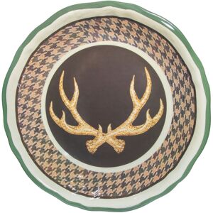 Paseo Road by HiEnd Accents Joshua Melamine Serving Bowl Brown/Green 7.44 In. L X 7.44 In. H X 1.89 In. D Paseo Road by HiEnd Accents Joshua Melamine Serving Bowl Brown/Green 7.44 In. L X 7.44 In. H X 1.89 In. D