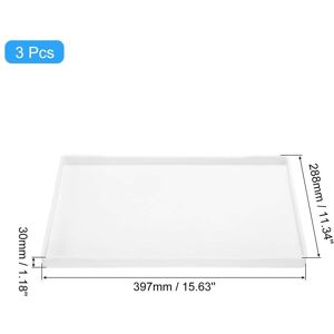 Unique 3Pcs Serving Tray Small Mini Tray Plastic Rectangular Wooden Serving Trays Decorative Ottoman Platter White 11 Unique 3Pcs Serving Tray Small Mini Tray Plastic Rectangular Wooden Serving Trays Decorative Ottoman Platter White 11