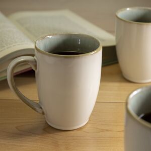 Sango Resona Moss Green 4 Pcs Mug Green,Cream,Beige 3.25 In. W X 4.0 In. H Sango Resona Moss Green 4 Pcs Mug Green,Cream,Beige 3.25 In. W X 4.0 In. H