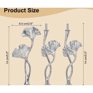 Unique 3 Tiers Cake Tray Stand Handle Metal Holder for Cake Plate Silver 3 Tiers Unique 3 Tiers Cake Tray Stand Handle Metal Holder for Cake Plate Silver 3 Tiers