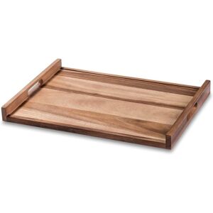 Kalmar Home Serving Tray - solid bottom - Large Brown 20.0 In. L X 15.0 In. W X 1.5 In. H Kalmar Home Serving Tray - solid bottom - Large Brown 20.0 In. L X 15.0 In. W X 1.5 In. H