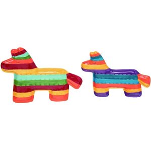 Transpac Ceramic 13.5 in. Spring Piñata Platter Set of 2 Multi 13.25 In. L X 10.5 In. W Transpac Ceramic 13.5 in. Spring Piñata Platter Set of 2 Multi 13.25 In. L X 10.5 In. W