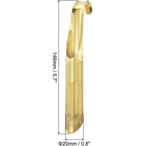 Unique Tea Strainer with Fine Mesh, Stainless Steel Tea Steeper, Tea Infuser Stick Pipe with Handle for Loose Leaf Tea - 1Pcs Gold 1Pcs Unique Tea Strainer with Fine Mesh, Stainless Steel Tea Steeper, Tea Infuser Stick Pipe with Handle for Loose Leaf Tea - 1Pcs Gold 1Pcs
