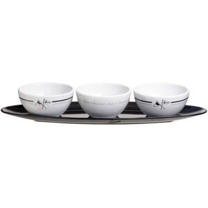 Marine Business Welcome on Board Melamine Snack Set - 4-Pc. Set Multi 16.5 In. L X 5.0 In. W X 5.0 In. H Marine Business Welcome on Board Melamine Snack Set - 4-Pc. Set Multi 16.5 In. L X 5.0 In. W X 5.0 In. H