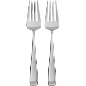 Oneida Moda Serving Forks, Set Of 2 Stainless Service for 1 Oneida Moda Serving Forks, Set Of 2 Stainless Service for 1