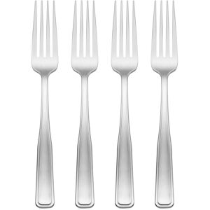 Oneida Reid Satin Flatware Set, Service for 4, Stainless Silver 4-Piece Salad Fork Set Oneida Reid Satin Flatware Set, Service for 4, Stainless Silver 4-Piece Salad Fork Set
