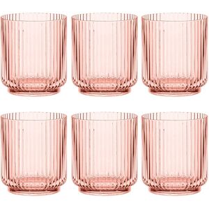 Abode Homewares Mesa Acrylic Drinking Glass - 15 oz - Set of 6 Pink Set of 6 Abode Homewares Mesa Acrylic Drinking Glass - 15 oz - Set of 6 Pink Set of 6