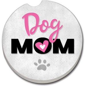 Counterart Absorbent Stoneware Car Coaster, Dog Mom, Set of 2 - 2.5 Multi 2.5 Counterart Absorbent Stoneware Car Coaster, Dog Mom, Set of 2 - 2.5 Multi 2.5