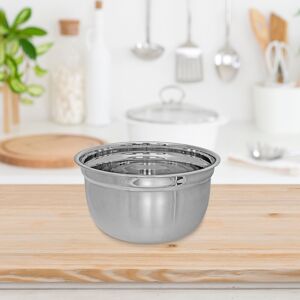 IH Casa Decor Stainless Steel German Mixing Bowl 10 Silver 5.5 In. H X 10.0 In. D IH Casa Decor Stainless Steel German Mixing Bowl 10 Silver 5.5 In. H X 10.0 In. D