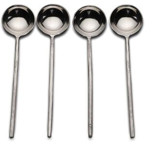 INOX artisans INOX Jason Sugar Spoon 4 Pc. Set Silver Service for 4 INOX artisans INOX Jason Sugar Spoon 4 Pc. Set Silver Service for 4