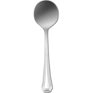 Oneida 18/10 Stainless Steel Lido Bouillon Spoons (Set of 12) Silver Service for 12 Oneida 18/10 Stainless Steel Lido Bouillon Spoons (Set of 12) Silver Service for 12