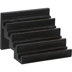 CounterArt Wood Stairstep Coaster Holder Black 5.0 In. L X 5.0 In. W X 5.0 In. D CounterArt Wood Stairstep Coaster Holder Black 5.0 In. L X 5.0 In. W X 5.0 In. D