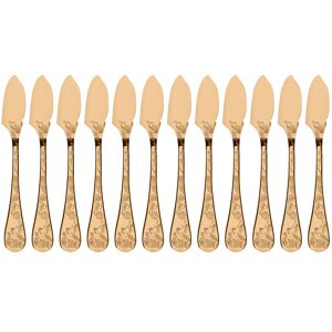 Mepra Venere Table Fish Knife - 12 Pieces Gold 8.12 In. L X 8.12 In. D Mepra Venere Table Fish Knife - 12 Pieces Gold 8.12 In. L X 8.12 In. D