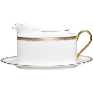 Noritake Haku Gravy With Tray (2 Pieces), 16 Oz. White 9.25 In. L X 7.5 In. W X 4.75 In. H Noritake Haku Gravy With Tray (2 Pieces), 16 Oz. White 9.25 In. L X 7.5 In. W X 4.75 In. H