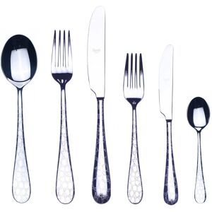 Mepra Coccodrillo Flatware Set - 36 Pieces Silver Service for 6 Mepra Coccodrillo Flatware Set - 36 Pieces Silver Service for 6