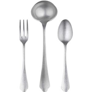 Mepra 3-piece Stainless Steel Dolce Vita Pewter Serving Set (Fork, Spoon, and Ladle) dolce vita pewter Service for 1 Mepra 3-piece Stainless Steel Dolce Vita Pewter Serving Set (Fork, Spoon, and Ladle) dolce vita pewter Service for 1