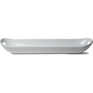 Tag Whiteware Baguette Dinnerware Porcelain Serving Tray Platter, 23.75L x 6.0W x 2.5H inches, Dishwasher Safe White 23.75 In. L X 6.0 In. W Tag Whiteware Baguette Dinnerware Porcelain Serving Tray Platter, 23.75L x 6.0W x 2.5H inches, Dishwasher Safe White 23.75 In. L X 6.0 In. W