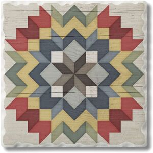Counterart Absorbent Stone Coasters - Carpenters Star - Set of 4 - 4x4x231 4x4x231 Counterart Absorbent Stone Coasters - Carpenters Star - Set of 4 - 4x4x231 4x4x231