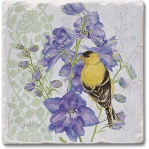 Counterart Absorbent Stone Beverage Coasters - Set of 4 - Delphinium Birdhouse - Multi-147 Multi-147 Counterart Absorbent Stone Beverage Coasters - Set of 4 - Delphinium Birdhouse - Multi-147 Multi-147