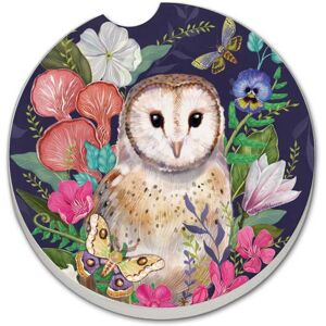 CounterArt Barn Owl 2 Pack Absorbent Stone Coaster for Vehicle Cup Holder 2.6” Diameter Manufactured in The USA Multi 2.5 In. L X 2.5 In. W X 0.5 In. D CounterArt Barn Owl 2 Pack Absorbent Stone Coaster for Vehicle Cup Holder 2.6” Diameter Manufactured in The USA Multi 2.5 In. L X 2.5 In. W X 0.5 In. D