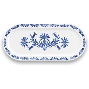 Abode Homewares Azul Melamine Serving Tray - Blue - 17.7 Blue 17.7 In. L X 7.9 In. W X 0.7 In. H Abode Homewares Azul Melamine Serving Tray - Blue - 17.7 Blue 17.7 In. L X 7.9 In. W X 0.7 In. H